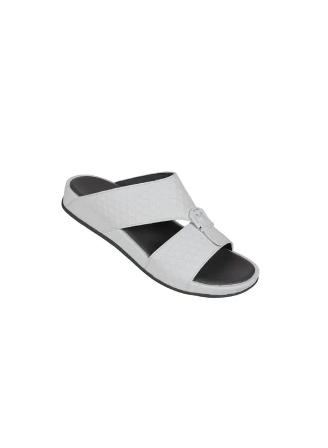 barjeel uno 008-3778 Barjeel Uno Mens Arabic Sandals 011205 White